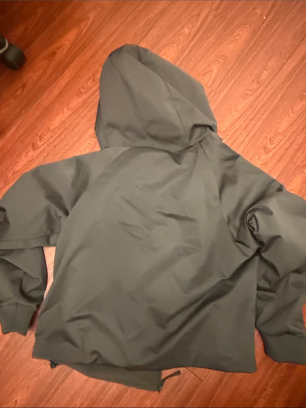 Uniqlo Reversible fleece Dark green Hooded Zip Jacket - Picture 9 of 10